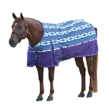 WeatherBeeta ComfiTec Essentials Turnout - Purple Navajo Print (220g)